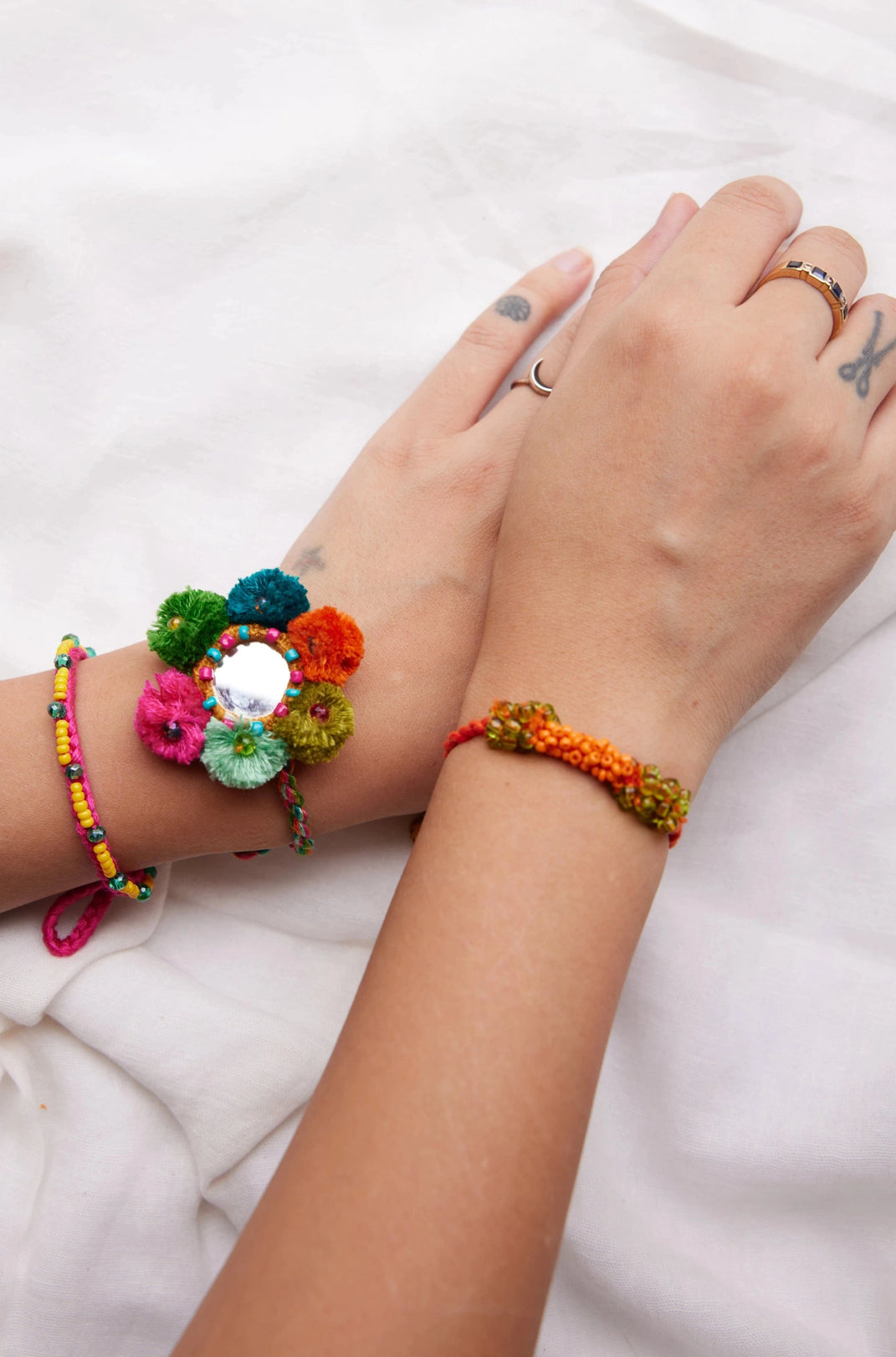 
                  
                    Phoolon wali Rakhi - Set of three
                  
                