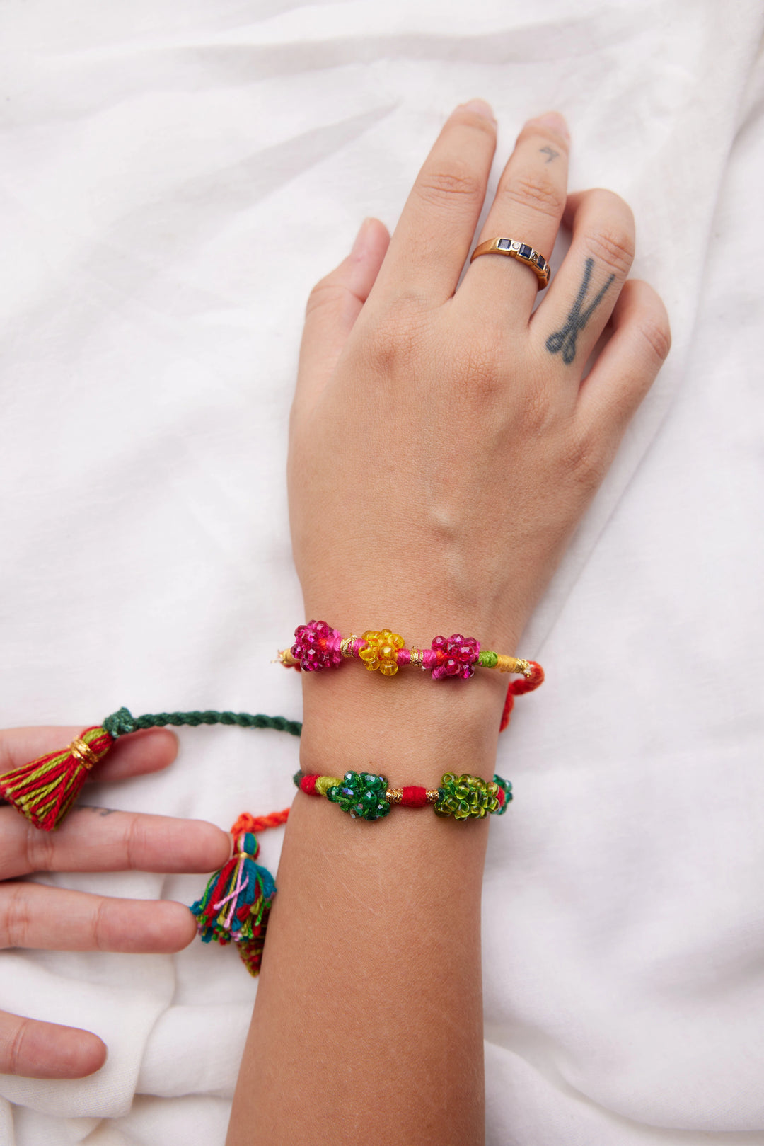 
                  
                    Khalbali Rakhi - Set of three
                  
                