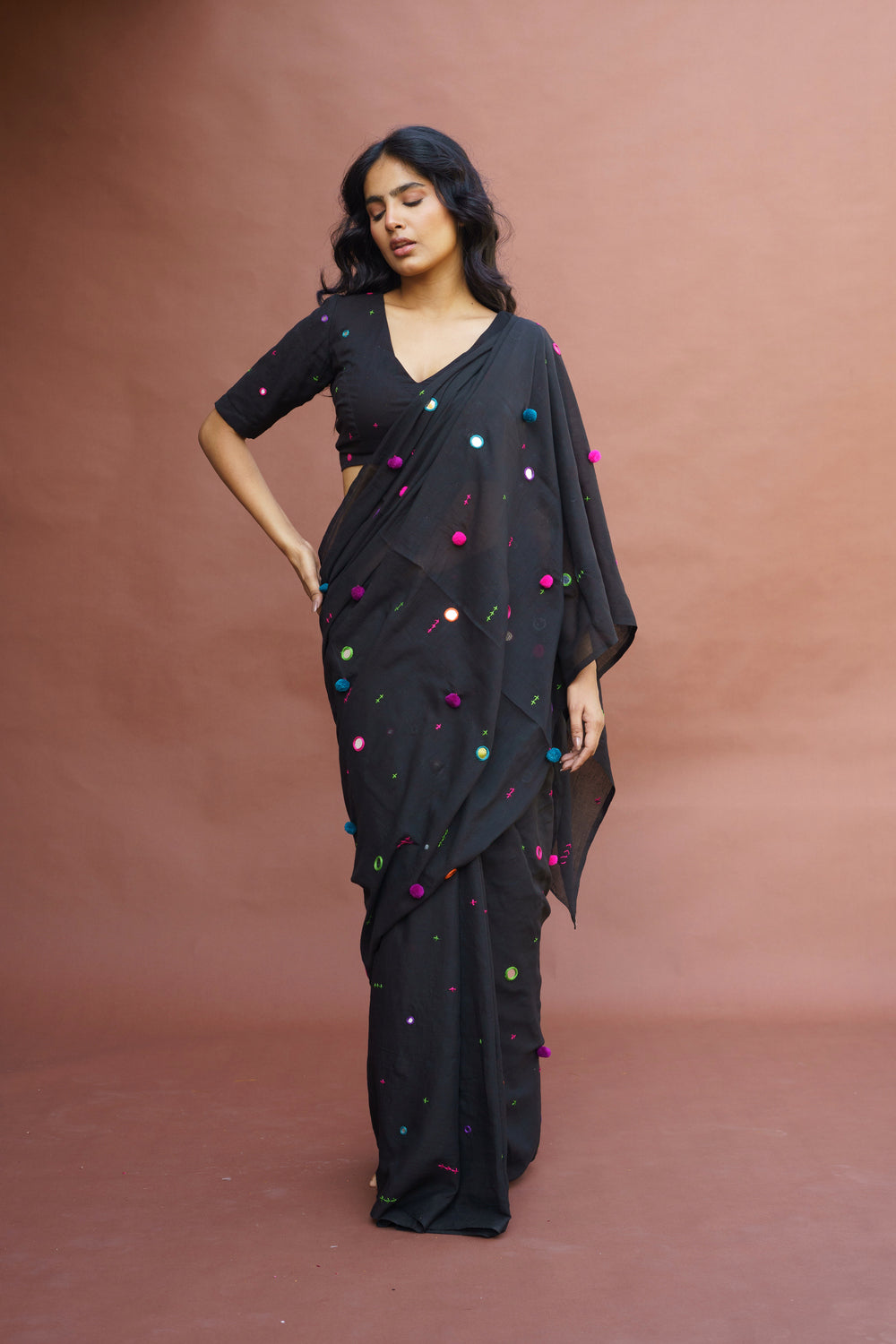 Cosmic Jugalbandi Saree