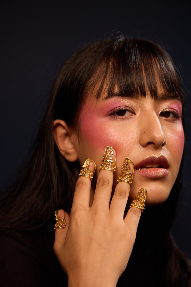 
                  
                    Jaali nail ring
                  
                