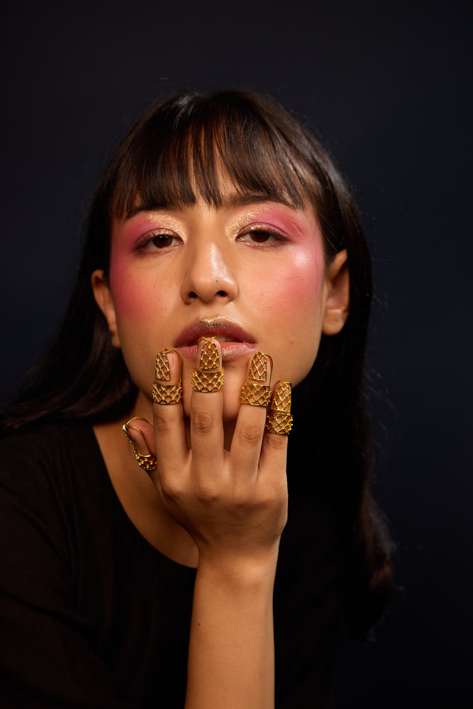 
                  
                    Jaali nail ring
                  
                