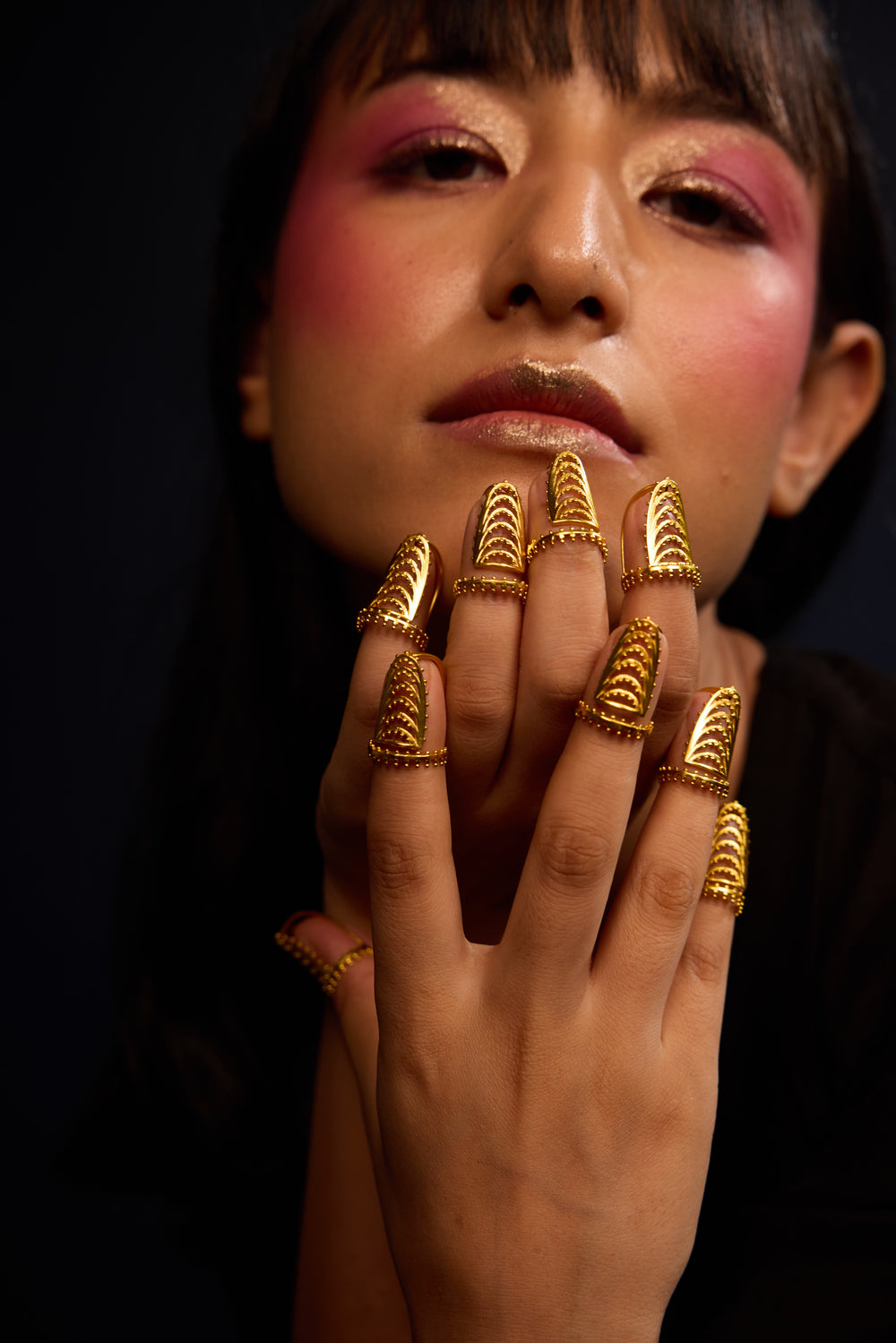 Lily nail ring