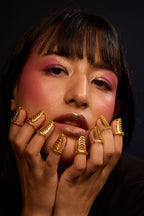 Lily nail ring - single piece