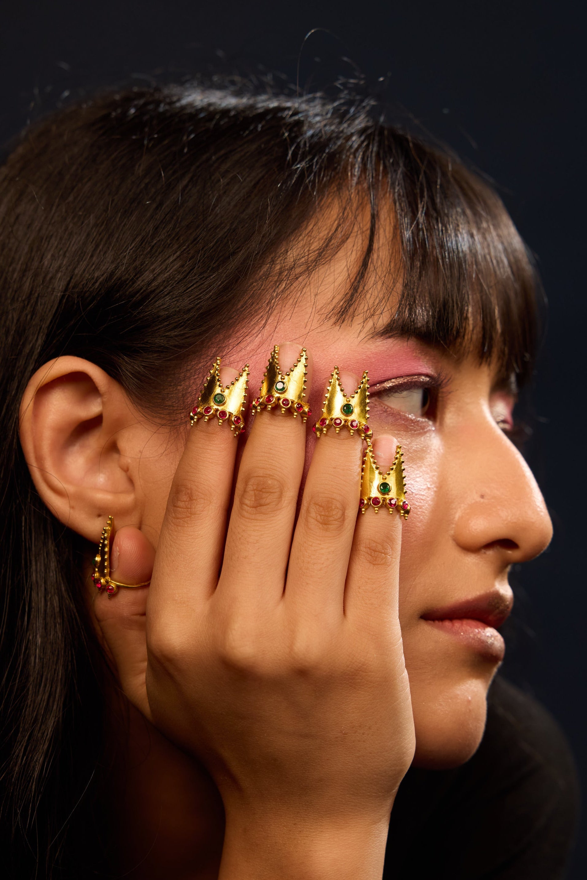 Cosmo nail ring - single piece