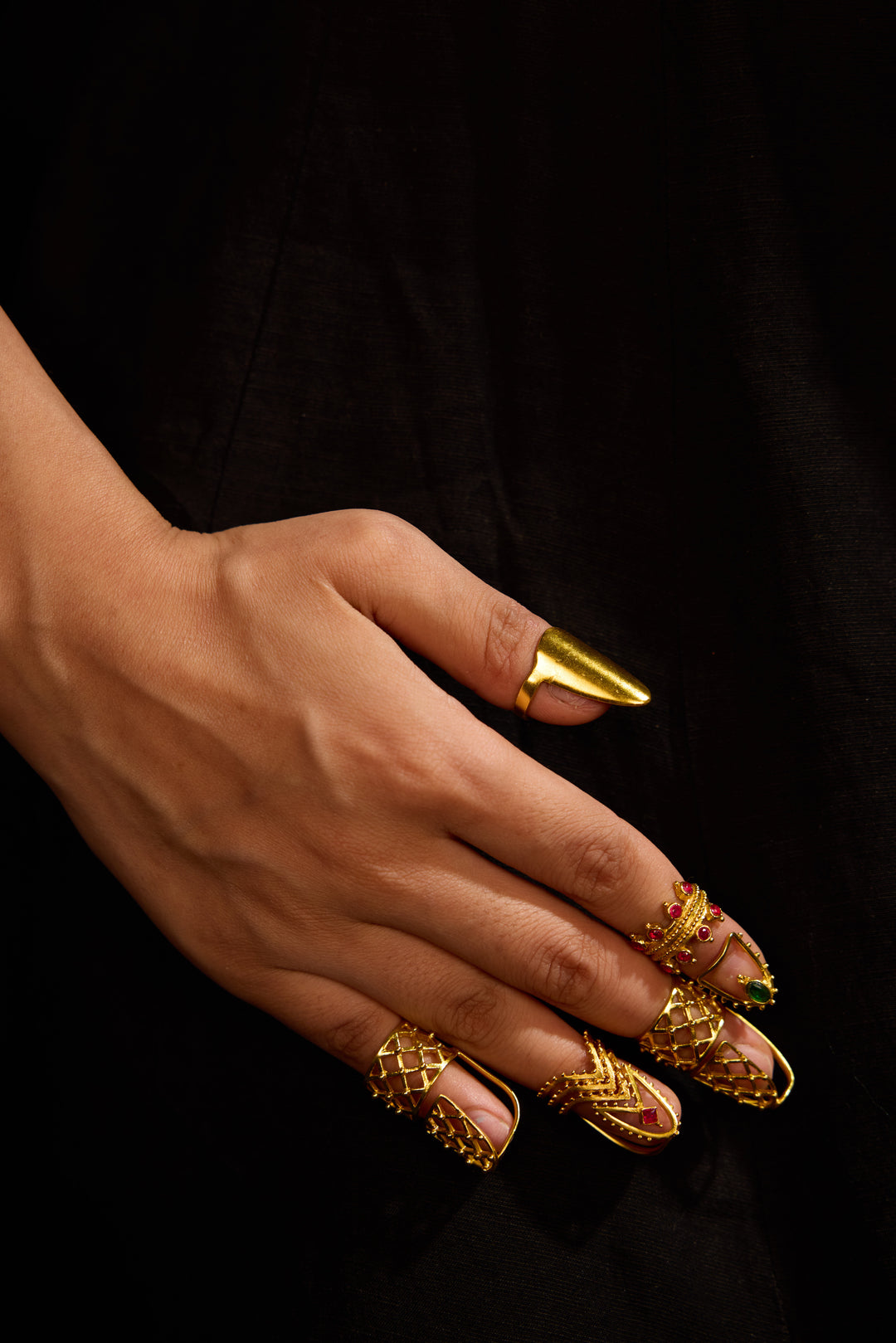 
                  
                    Assorted nail rings
                  
                