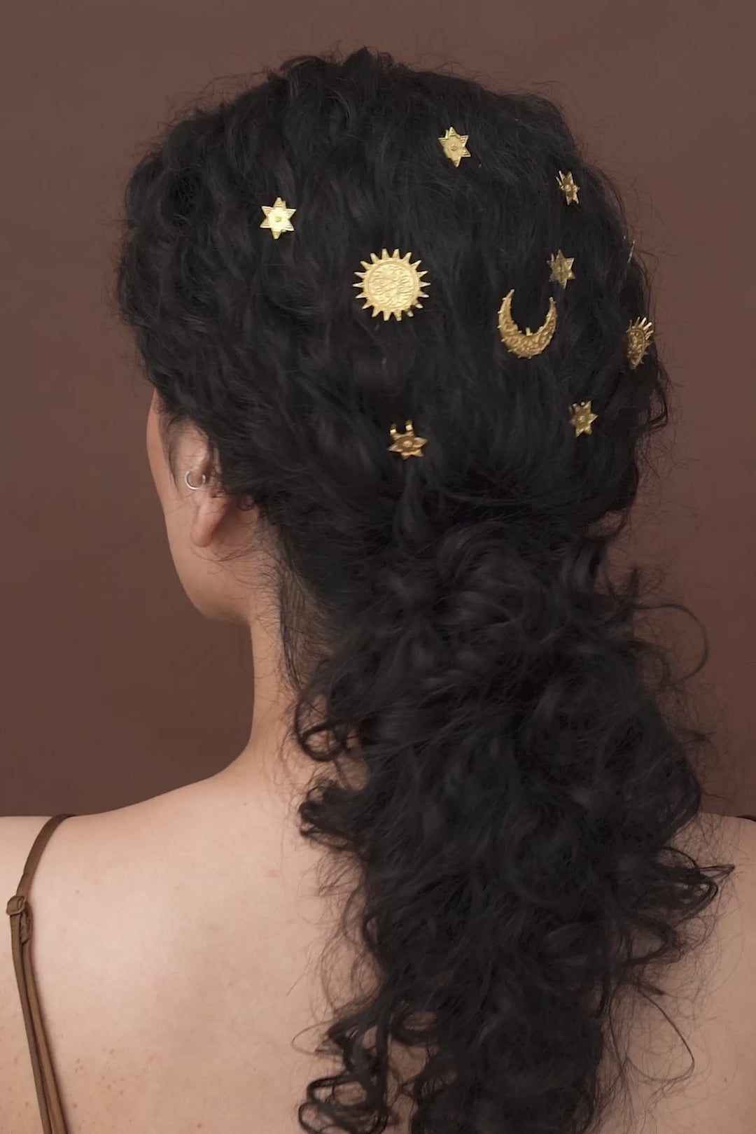 
                  
                    Load and play video in Gallery viewer, Celestial Hair Clips (Set of 4)
                  
                