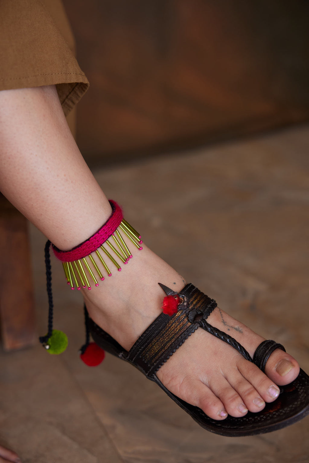 Lyla Anklet (Pink)