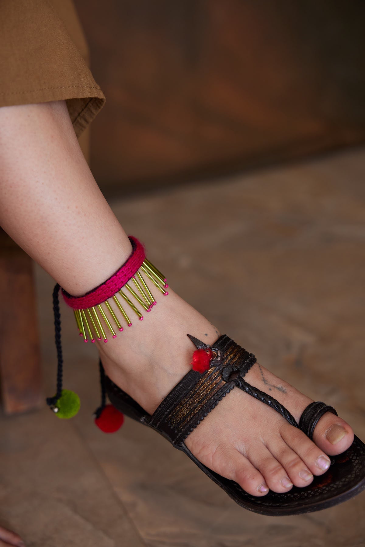 Lyla Anklet (Pink)