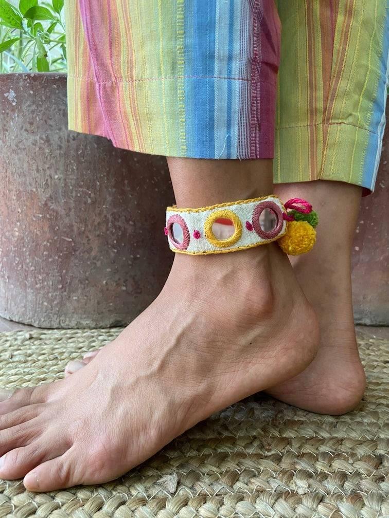 
                  
                    Aaina Anklet (Yellow)
                  
                