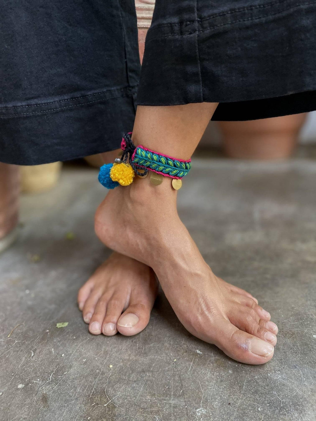 
                  
                    Basanti anklet
                  
                