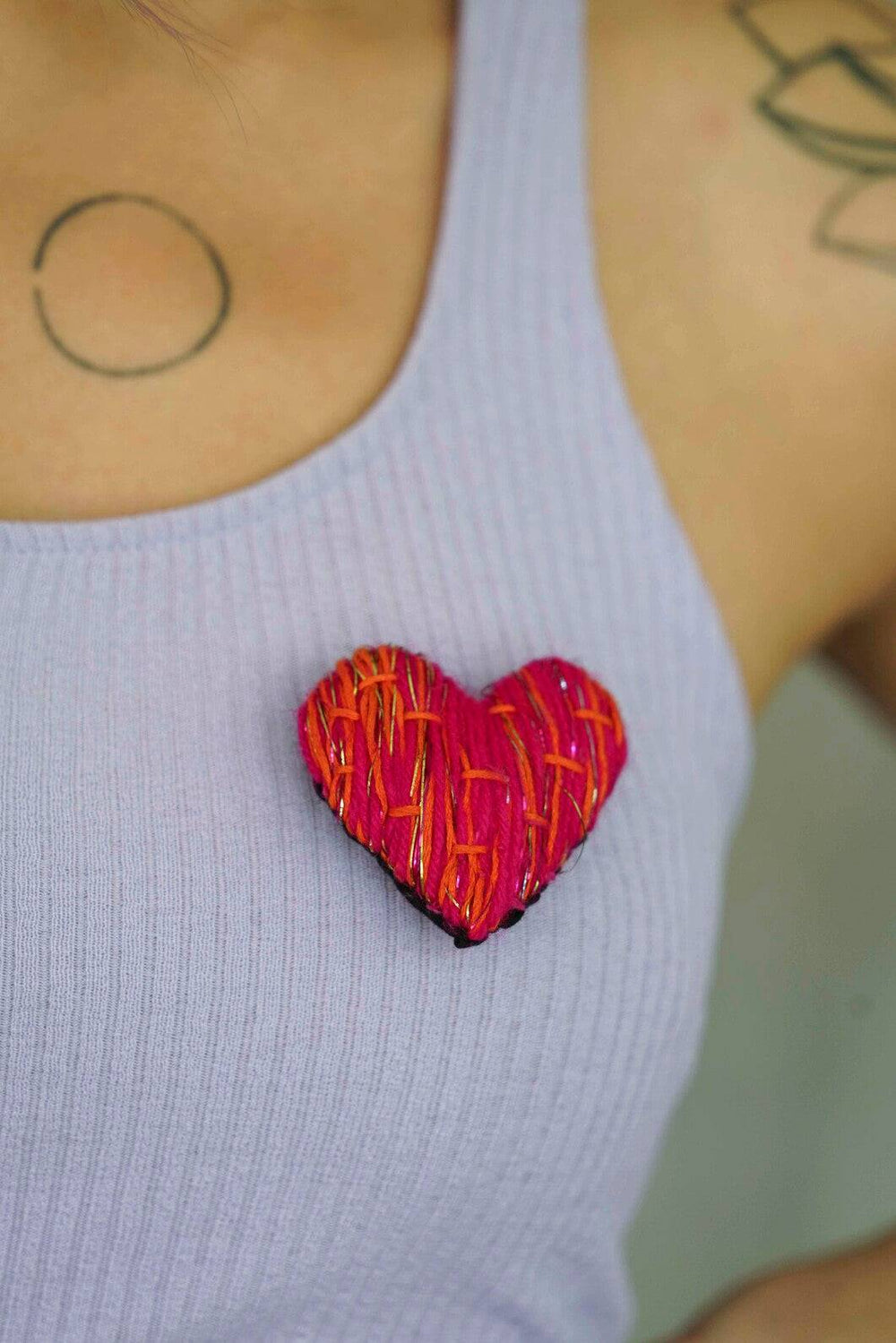 Heart Candy Brooch