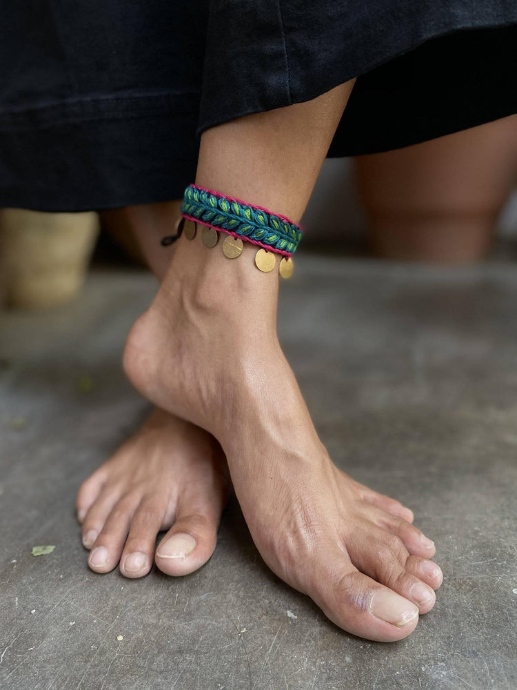 
                  
                    Basanti anklet
                  
                