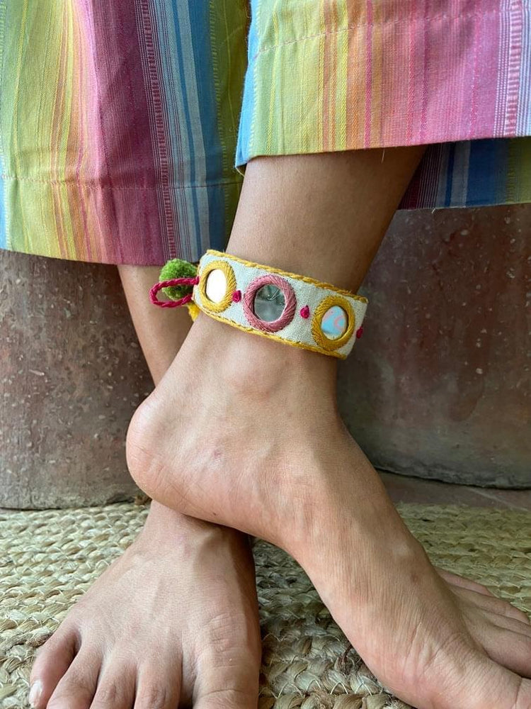 
                  
                    Aaina Anklet (Yellow)
                  
                