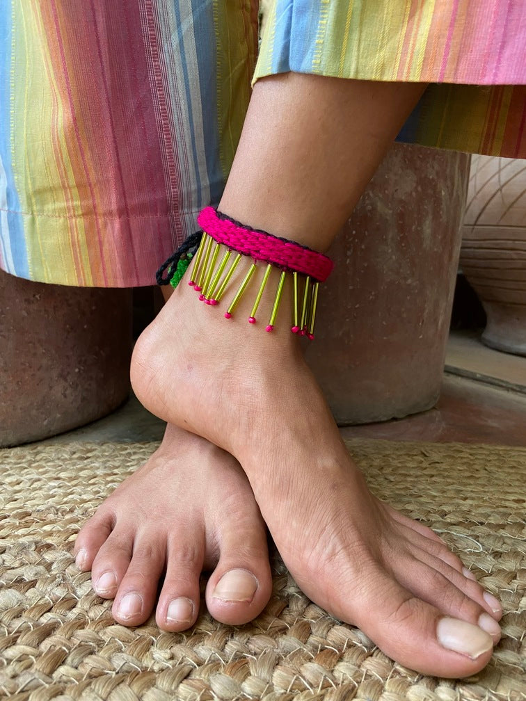 Lyla Anklet (Pink)