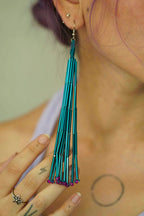 Blue Icicle Earring
