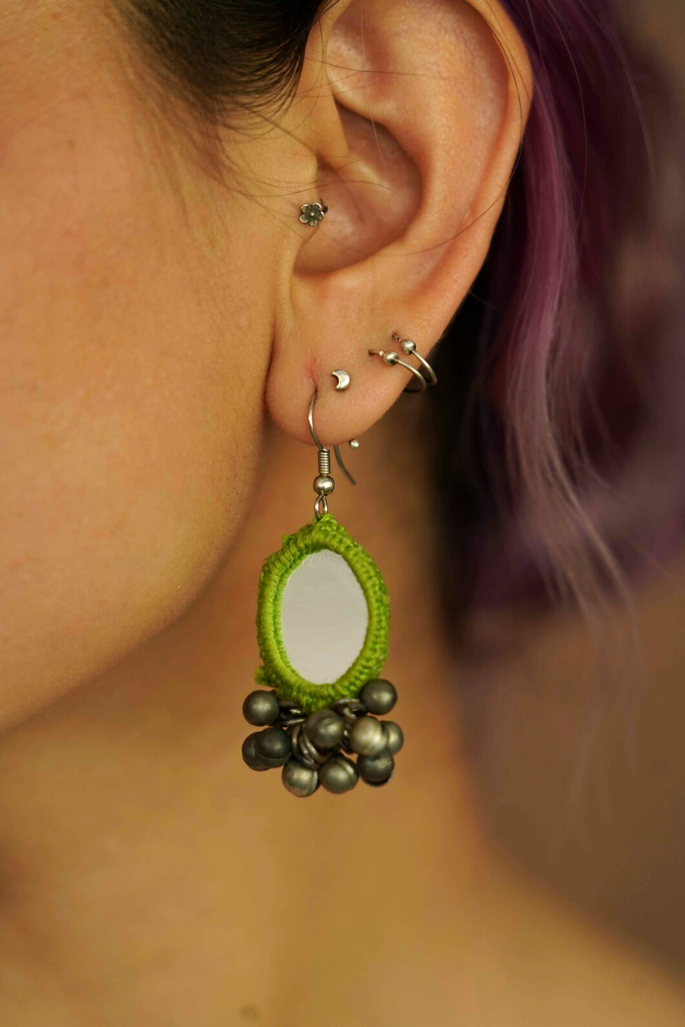 Luna Earring (Green)