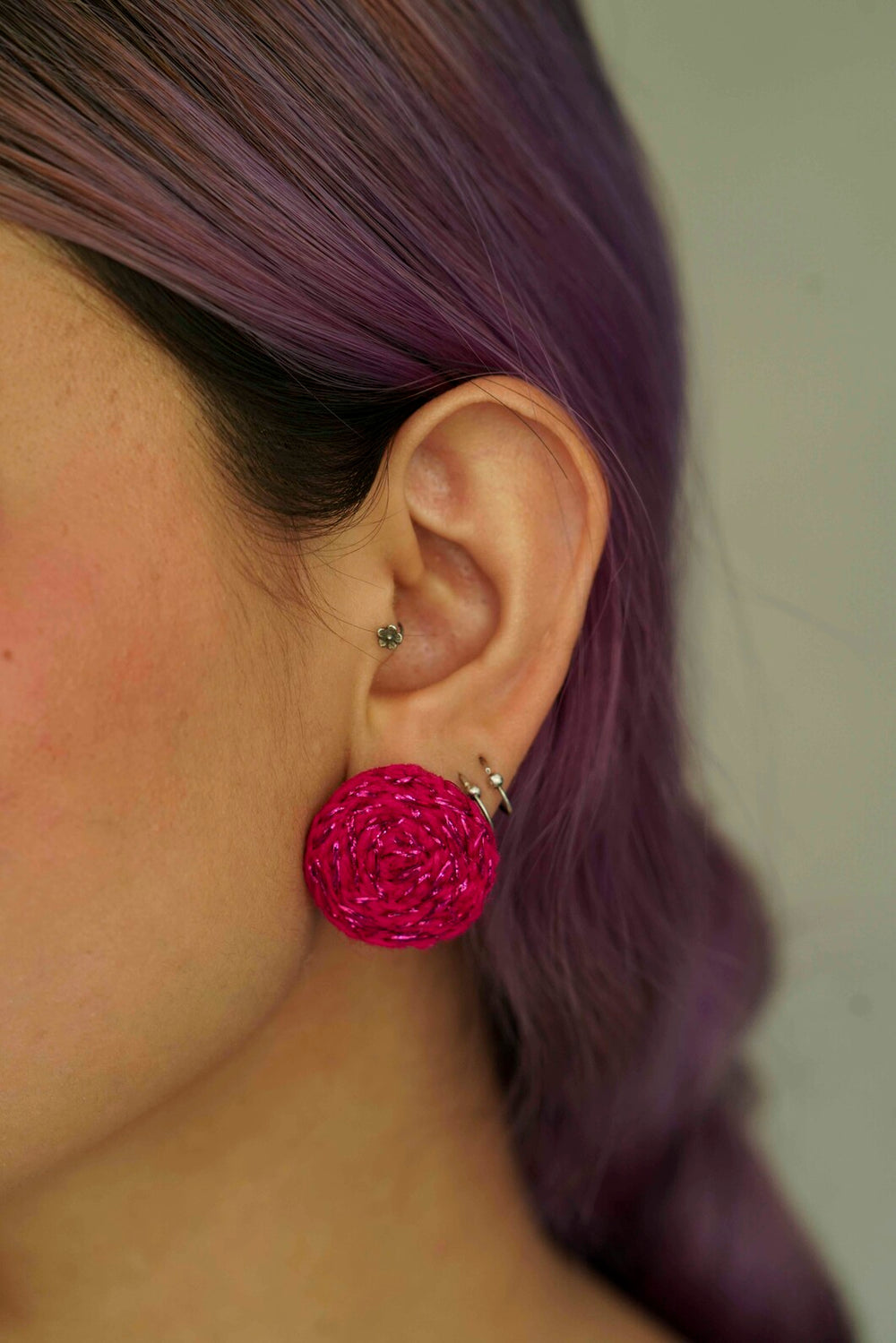 Twinkling Pink Stud