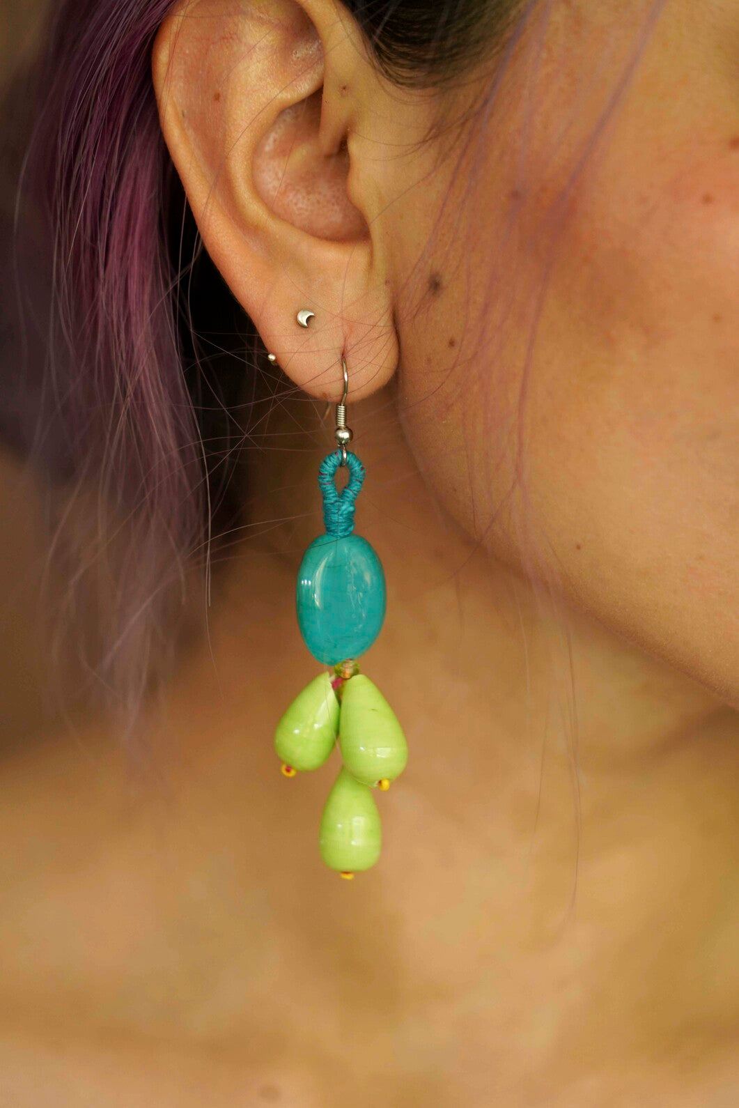 
                  
                    Candy Pop Earring (Blue and Green)
                  
                