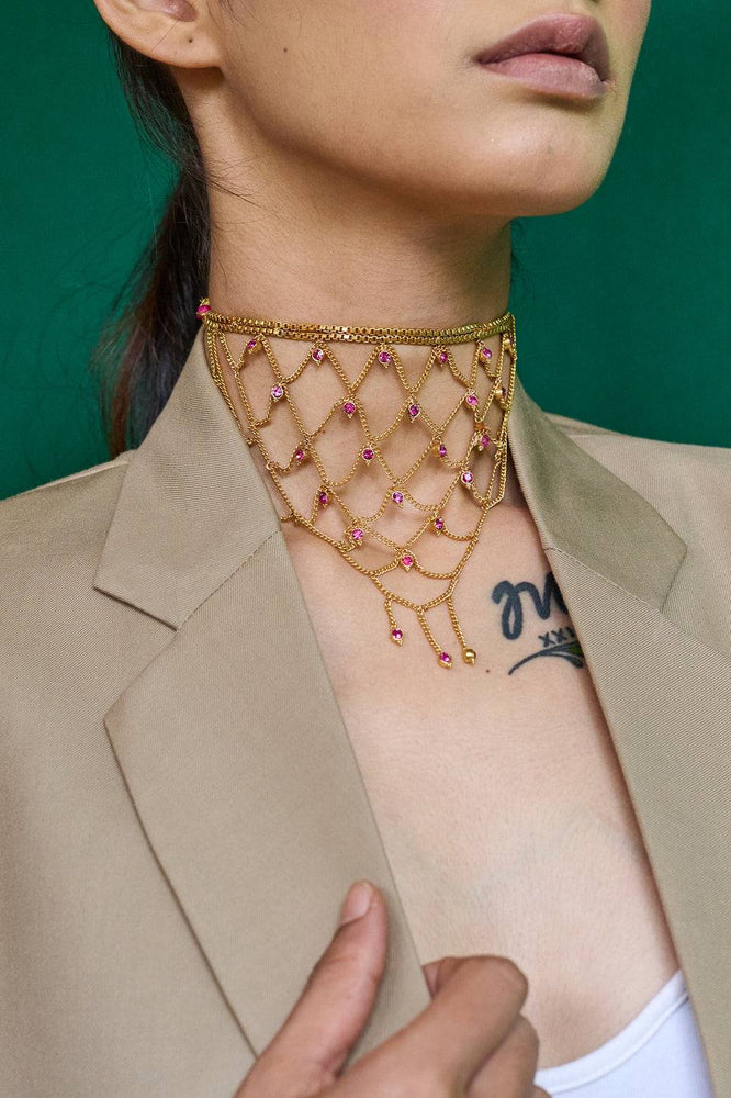 
                  
                    Jaali choker
                  
                